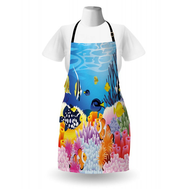 Fish Coral Reefs Apron