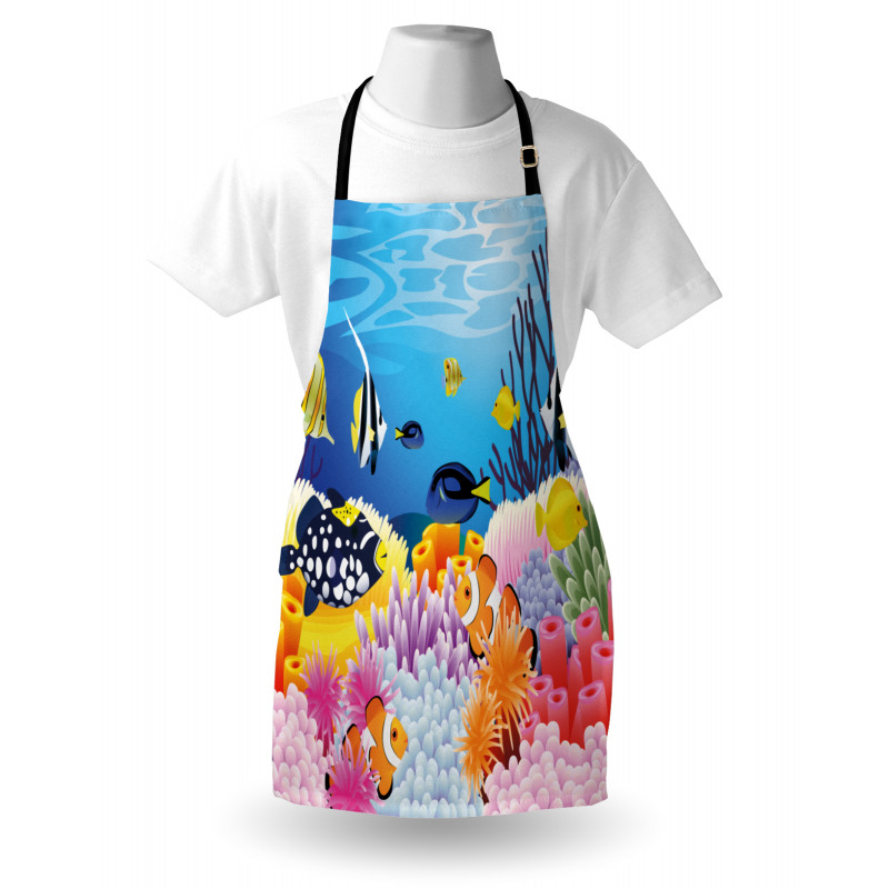 Fish Coral Reefs Apron