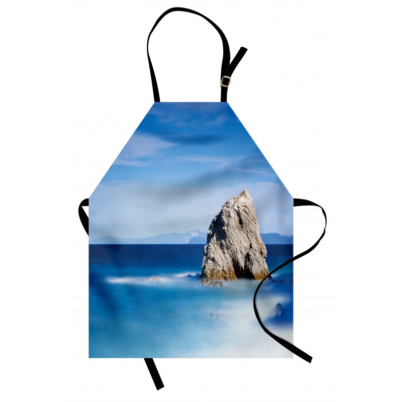 Rock in Ocean Serenity Apron