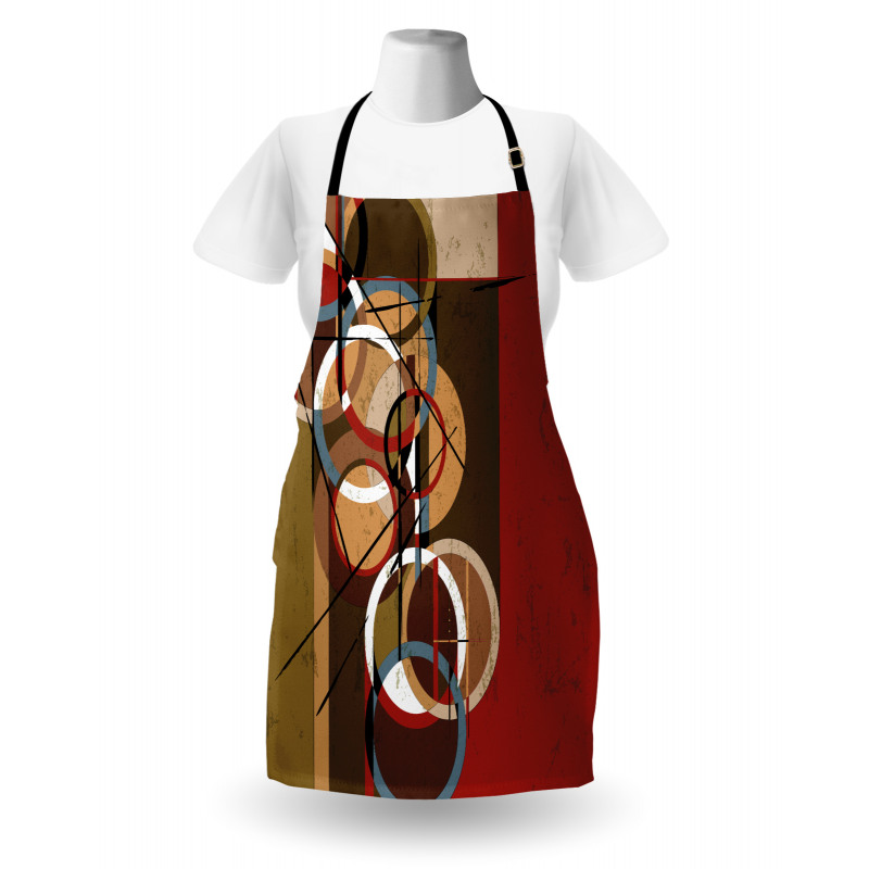 Retro Grunge Surreal Art Apron