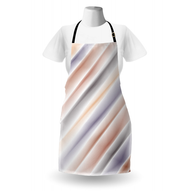 Blurred Stripes Modern Apron