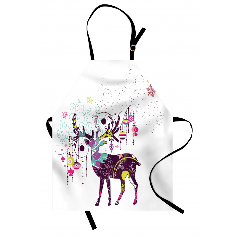 Reindeer Ornaments Apron