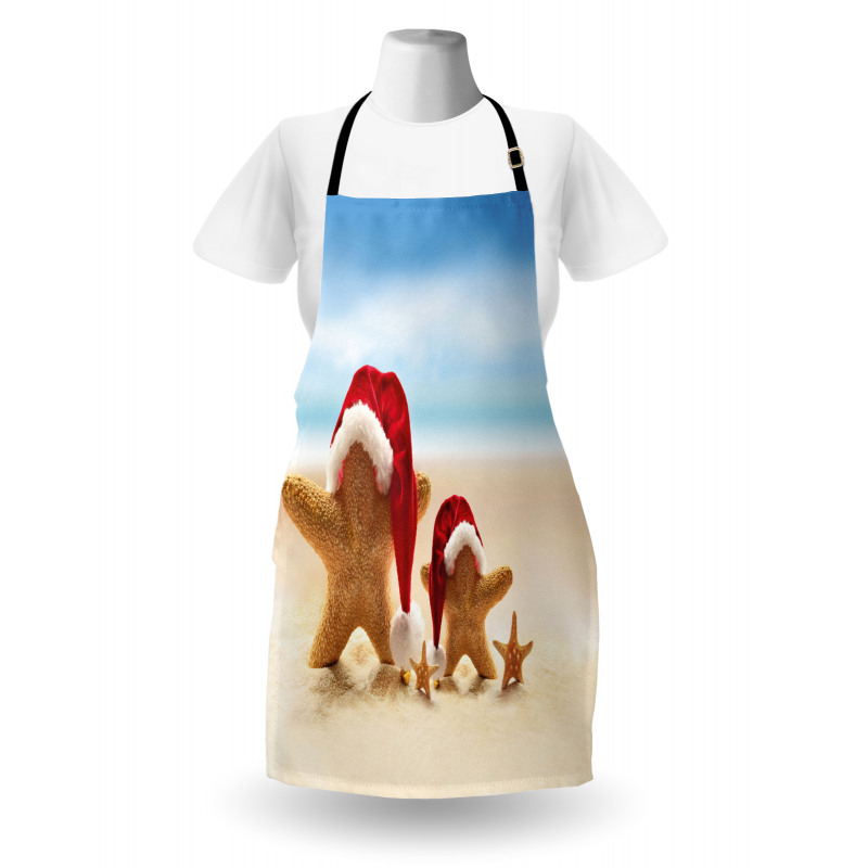 Santa Starfishes Apron