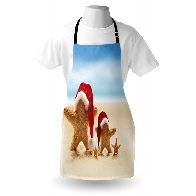 Santa Starfishes Apron