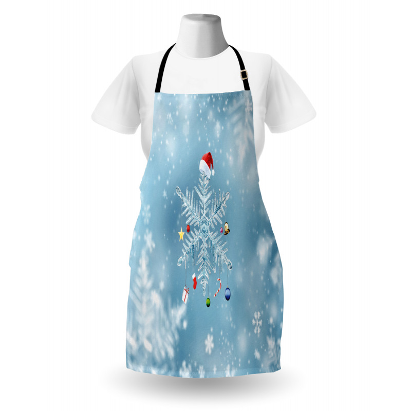 Noel Ornate Snowflake Apron