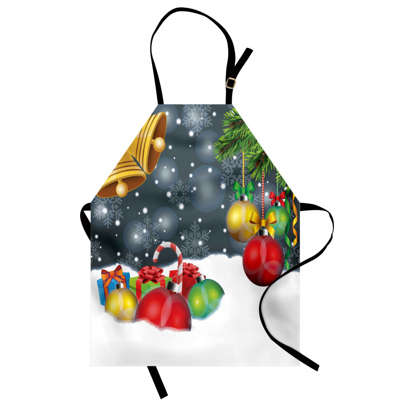 Vivid Noel Balls and Bell Apron