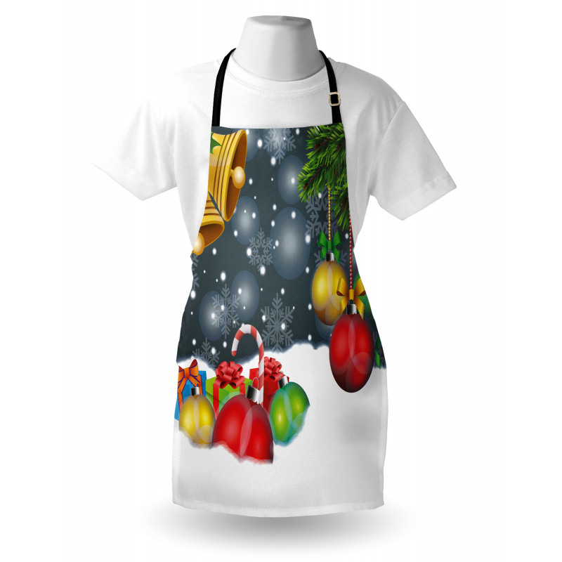 Vivid Noel Balls and Bell Apron