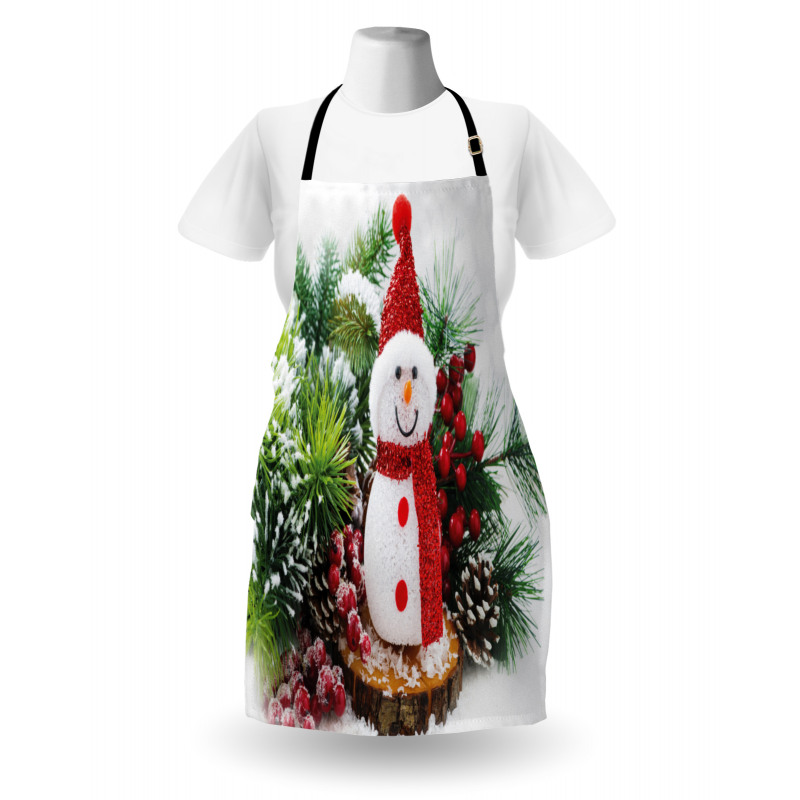 Funny Snowman Apron