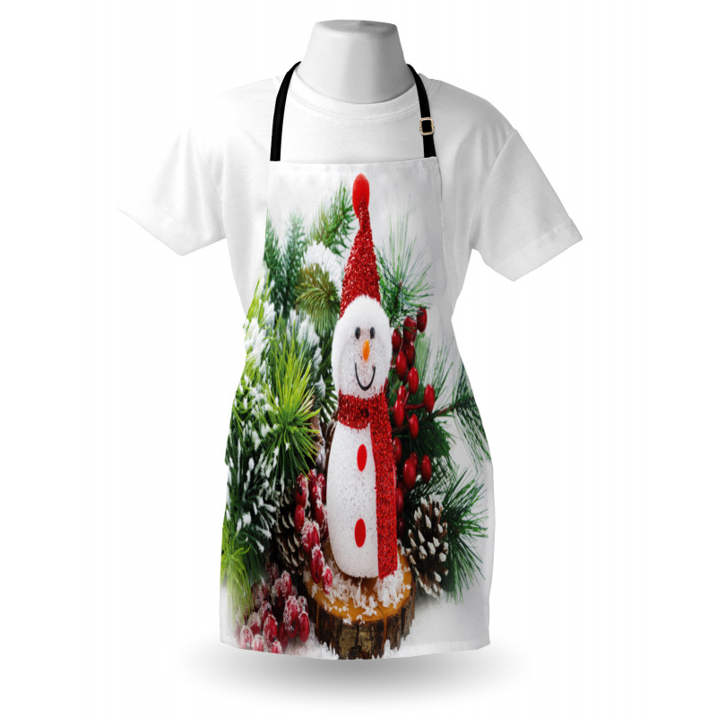 Funny Snowman Apron