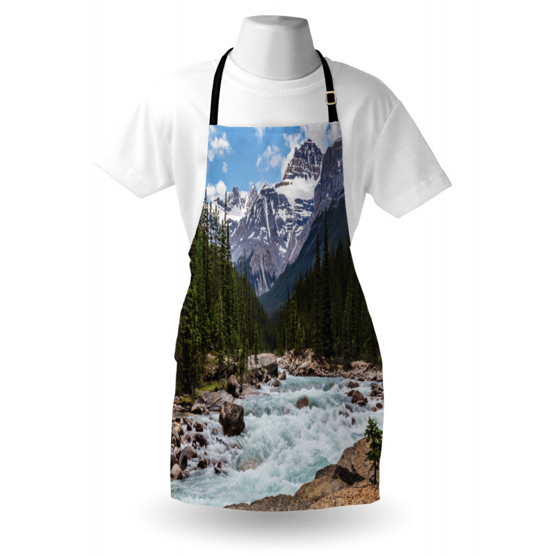 Winter Day Alberta Apron