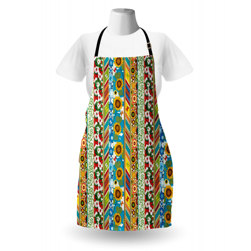 Patchwork Style Spring Apron