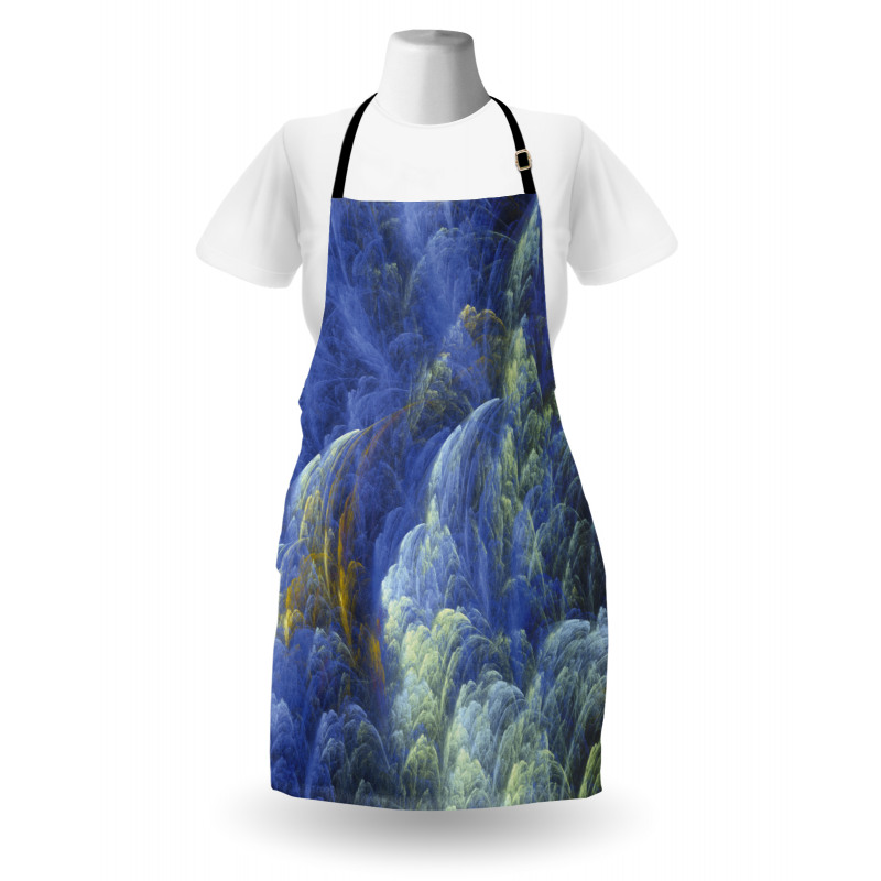 Trippy Blurry Shapes Apron