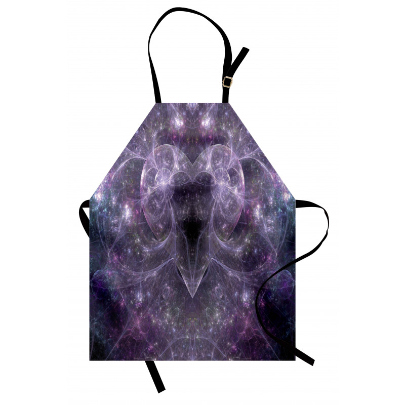 Space Cosmos Hearts Apron