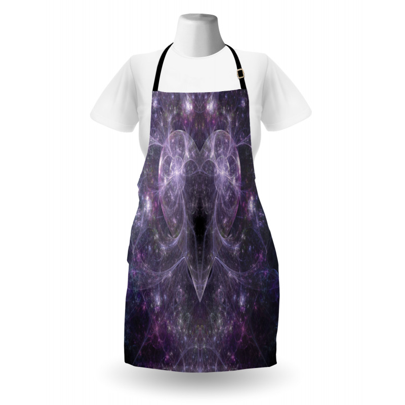 Space Cosmos Hearts Apron