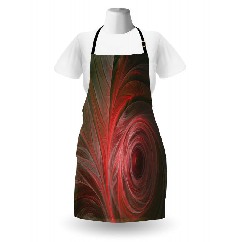 Spiral Curvy Leaf Veins Apron