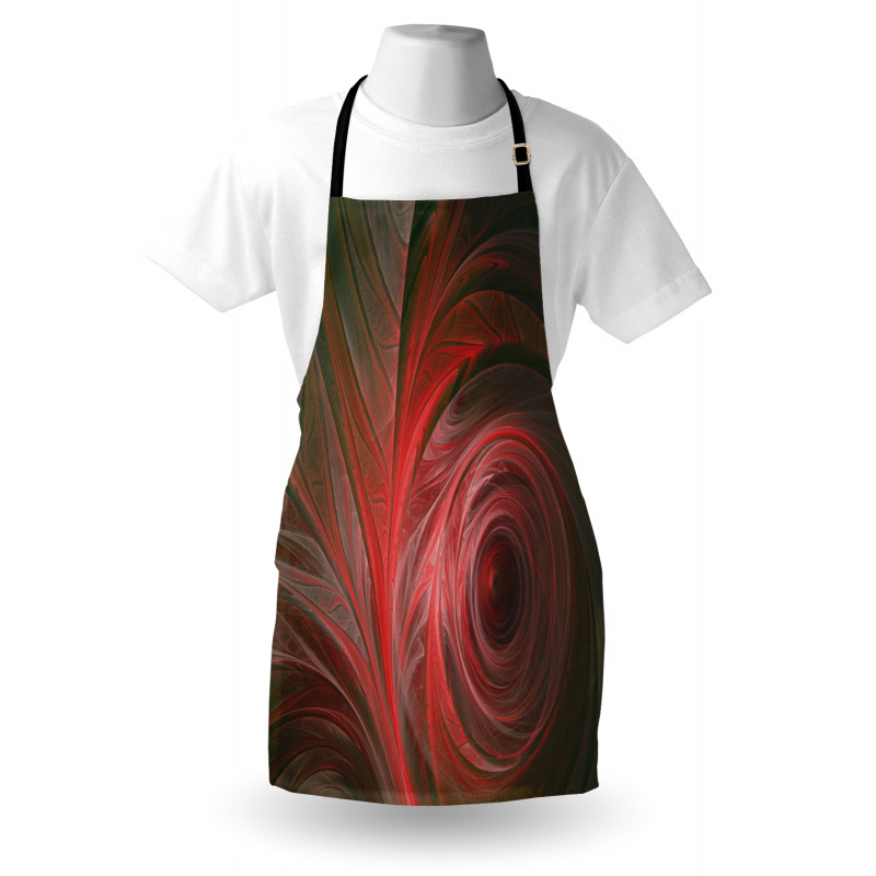 Spiral Curvy Leaf Veins Apron