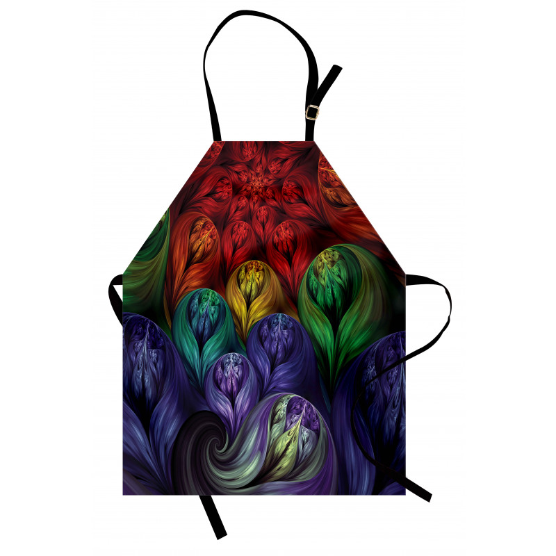 Surreal Colorful Forms Apron