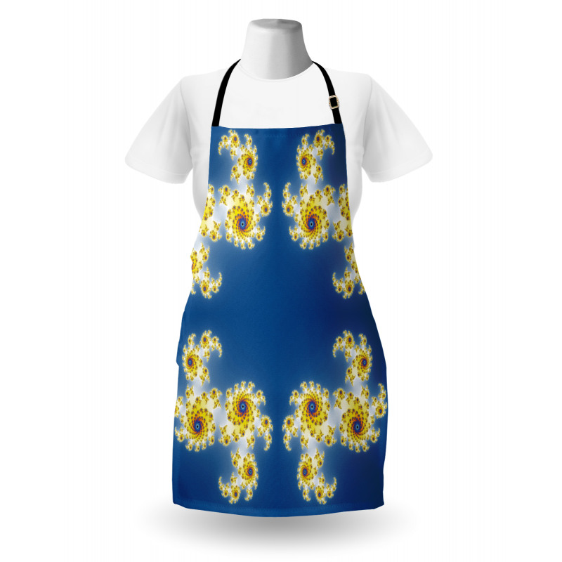 Floral Psychedelic Art Apron