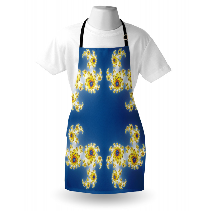Floral Psychedelic Art Apron