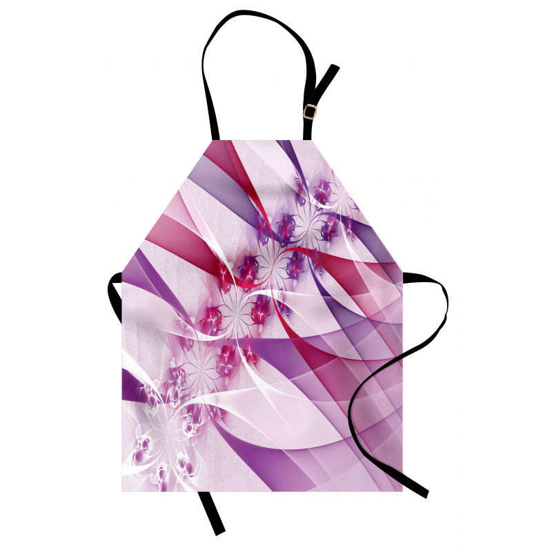 Digital Colored Flowers Apron