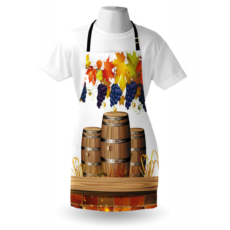 Golden Fall in Vineyard Apron