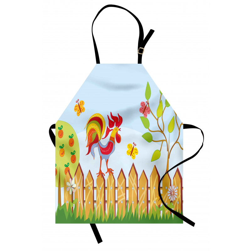 Tree Butterfly and Flower Apron