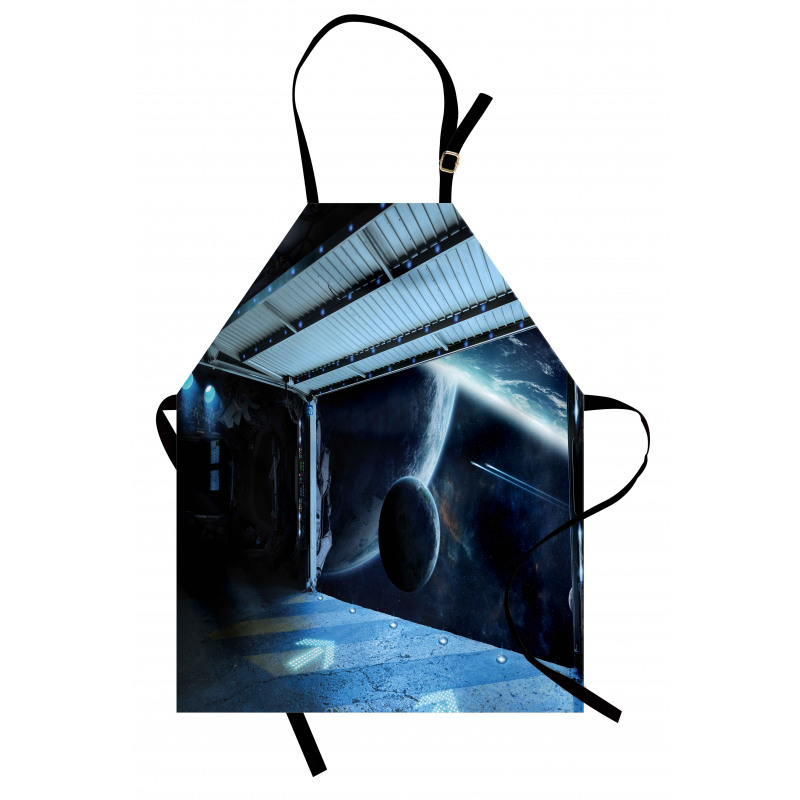 Moon Planet Scene Apron