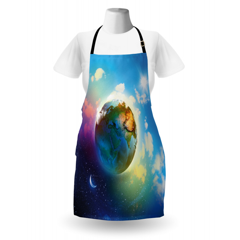 Cosmos Vibrant Scenery Apron