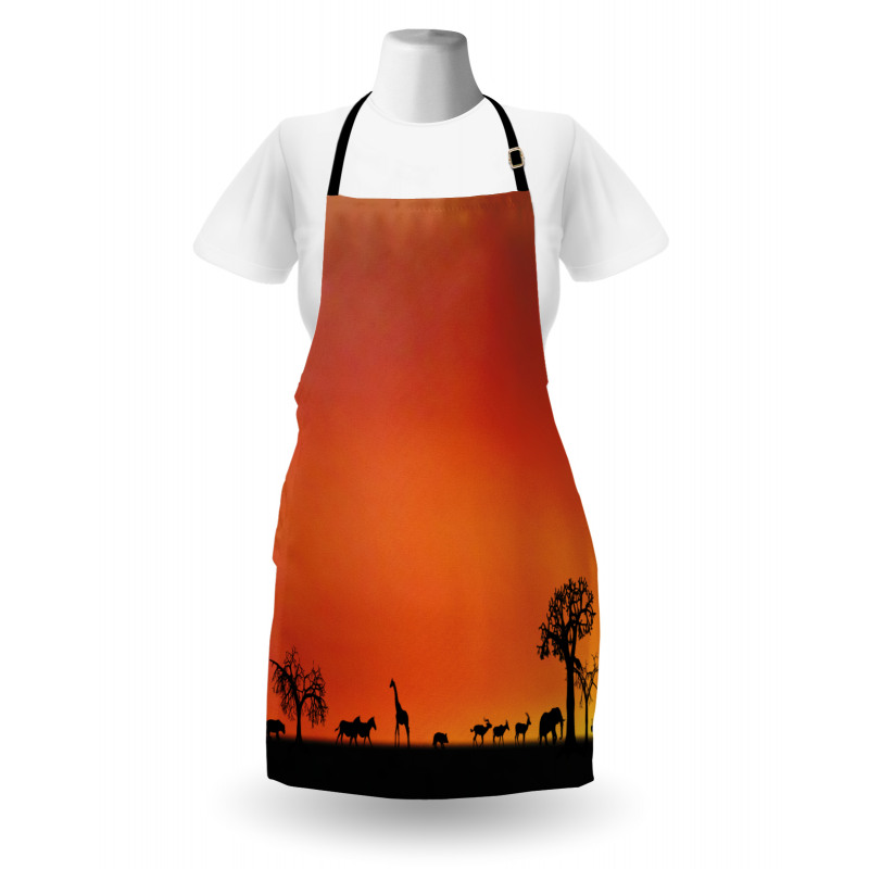 Safari Sunset with Gull Apron