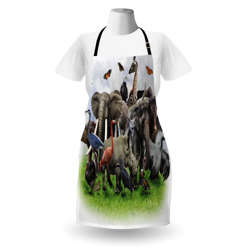 Wild Safari Animals Apron