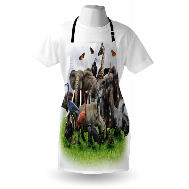 Wild Safari Animals Apron