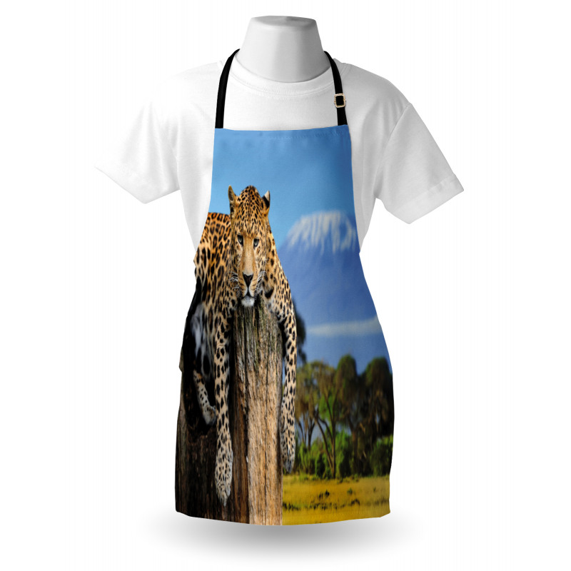 Leopard on a Tree Apron