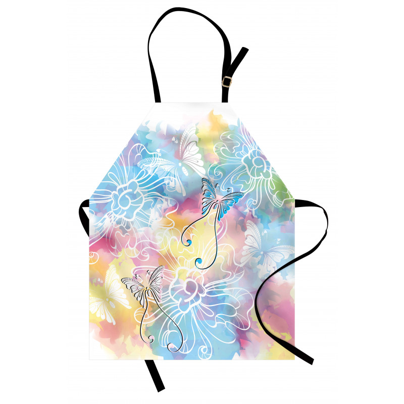 Colored Brushstroke Apron