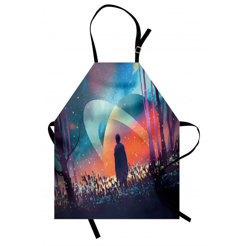 Galaxy Planets Cosmos Apron