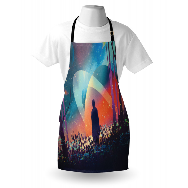 Galaxy Planets Cosmos Apron