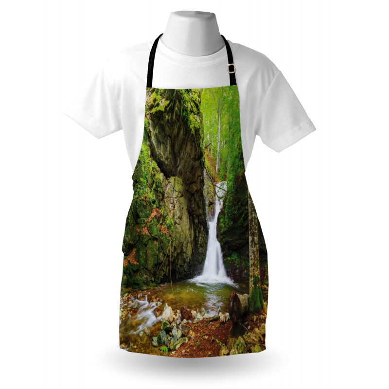 Spring Waterfall Nature Apron