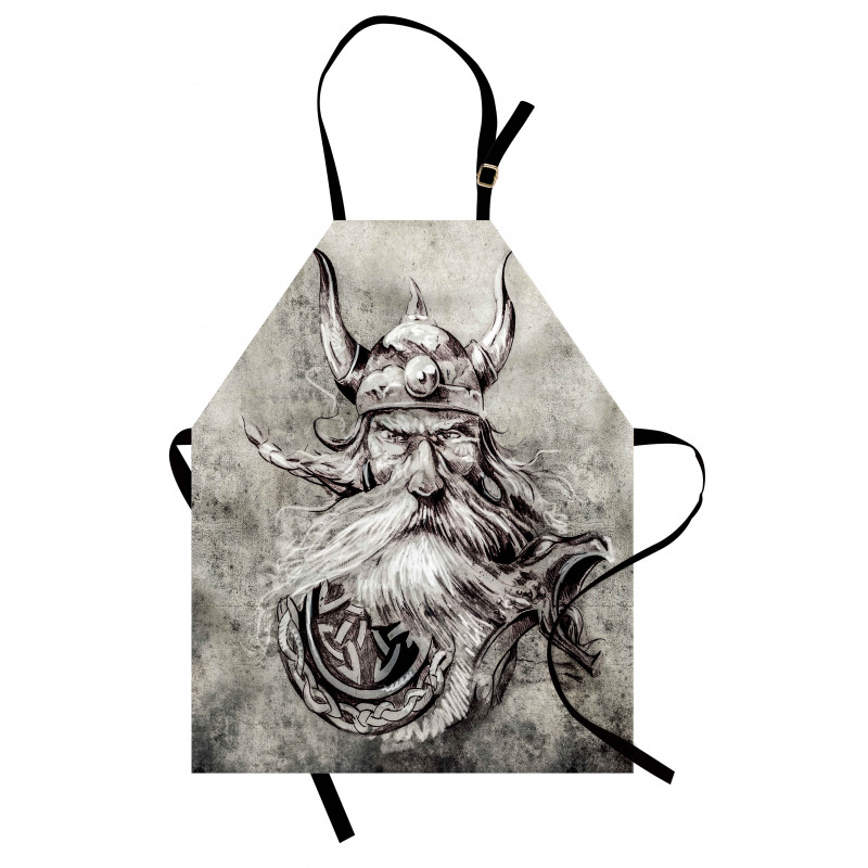 Sketchy Viking Warrior Apron