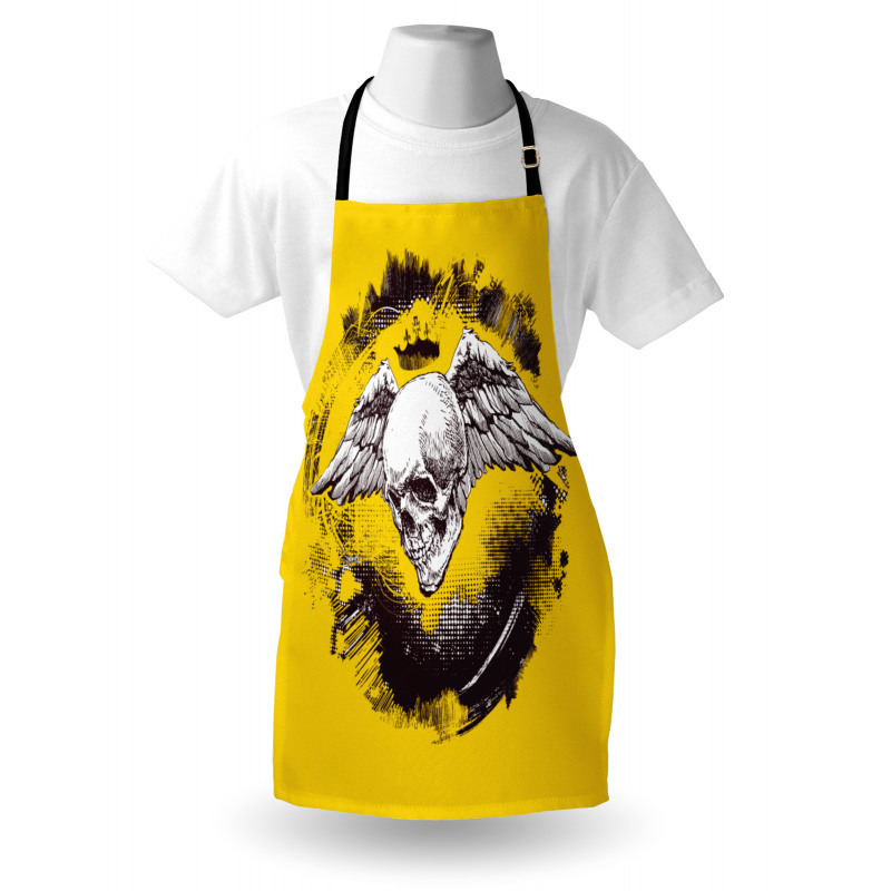 Death Angel Wings Skull Apron