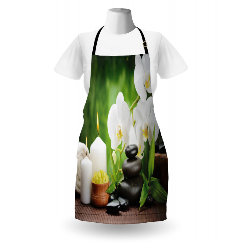 Stones and Orchids Apron