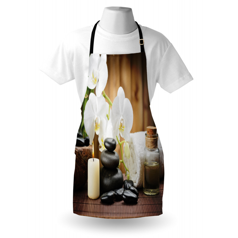 Stones Flowers Apron