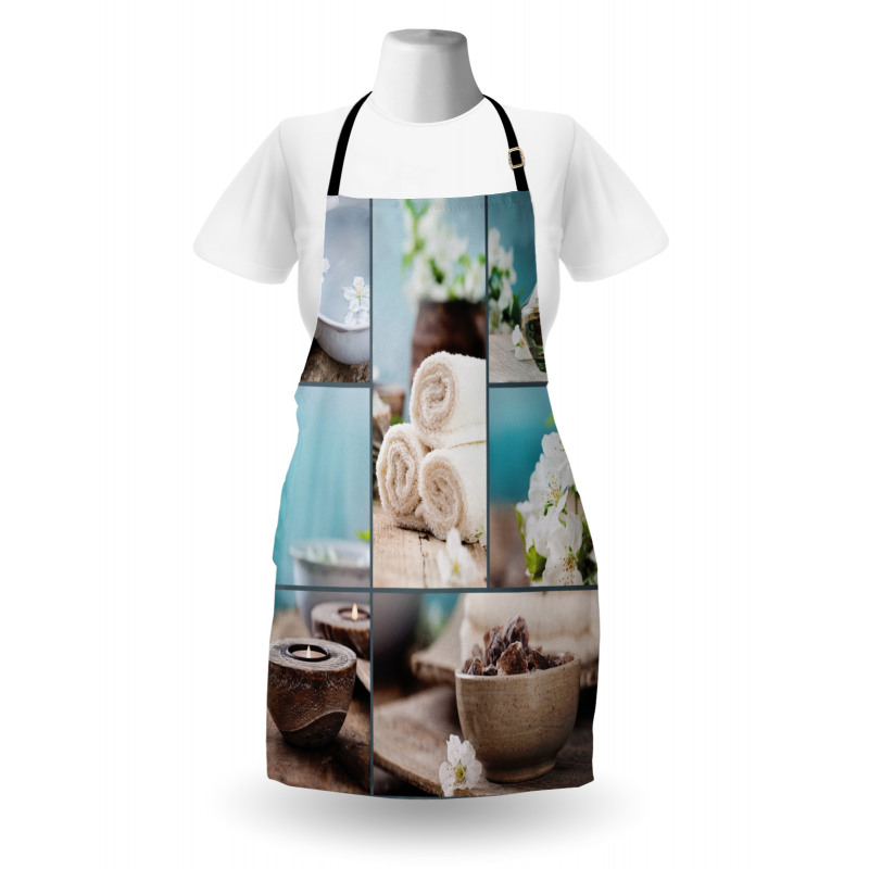 Collage Flowers Apron