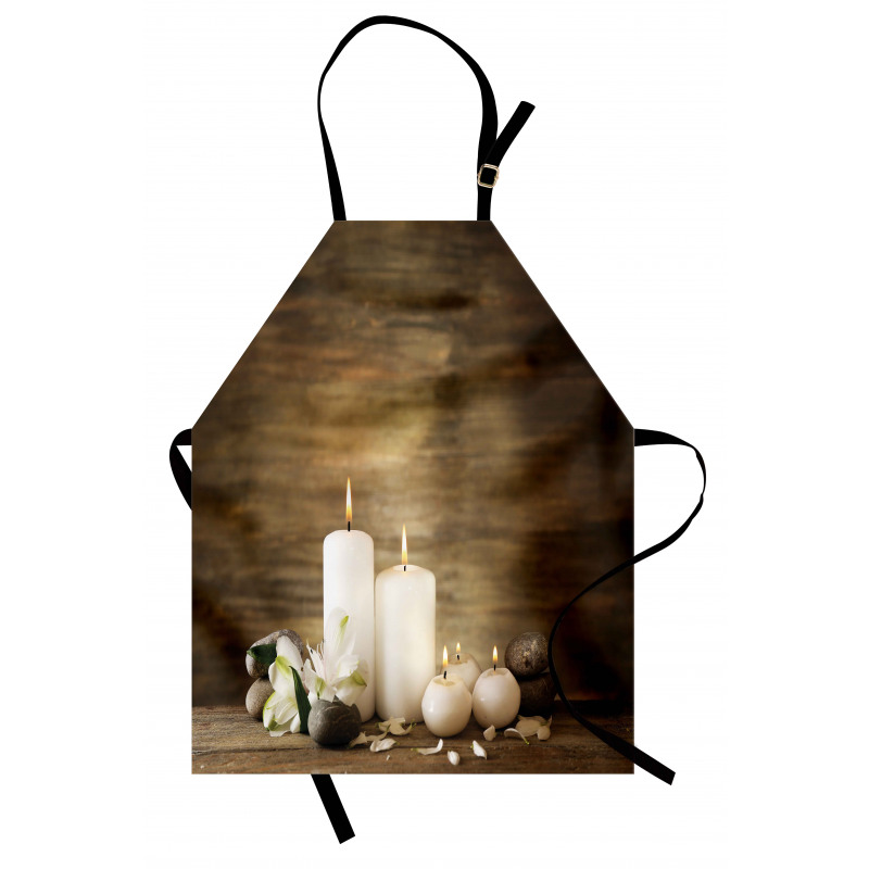 Wooden Stones Flower Petal Apron