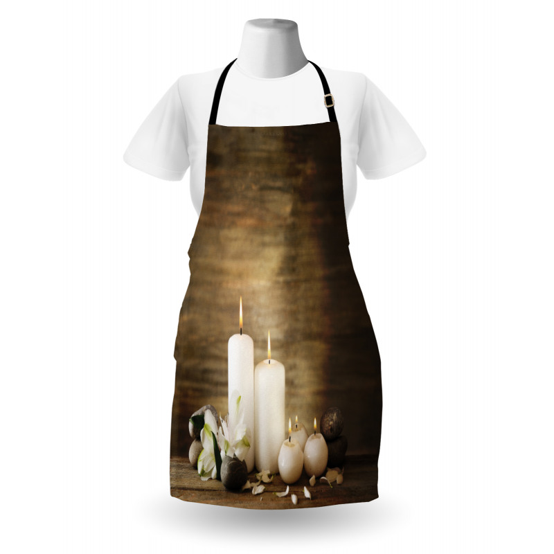 Wooden Stones Flower Petal Apron