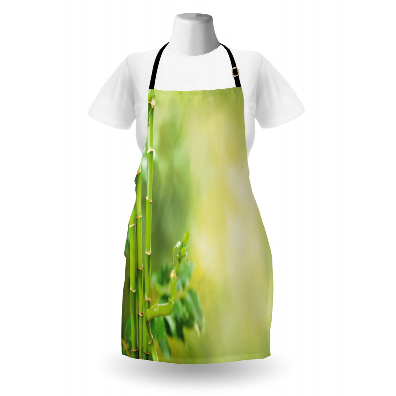 Bamboos Green Trees Apron