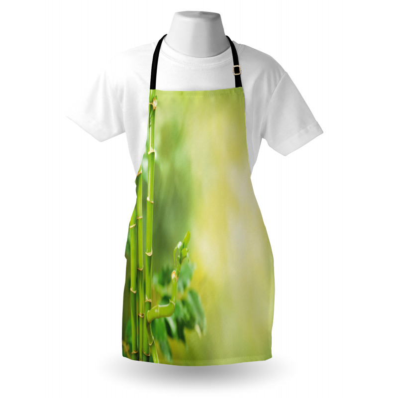 Bamboos Green Trees Apron