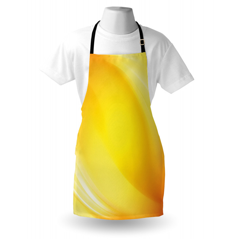Yellow Lines Ombre Apron