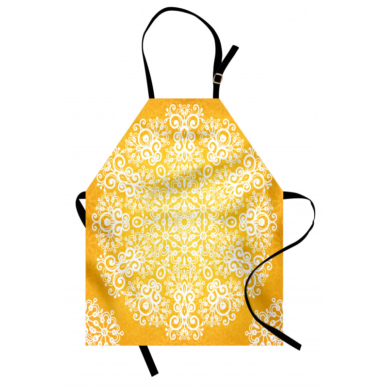 Floral Snowflakes Apron