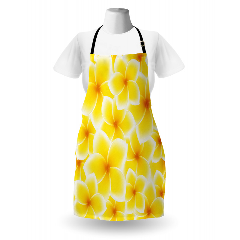 Plumeria Flower Blossoms Apron