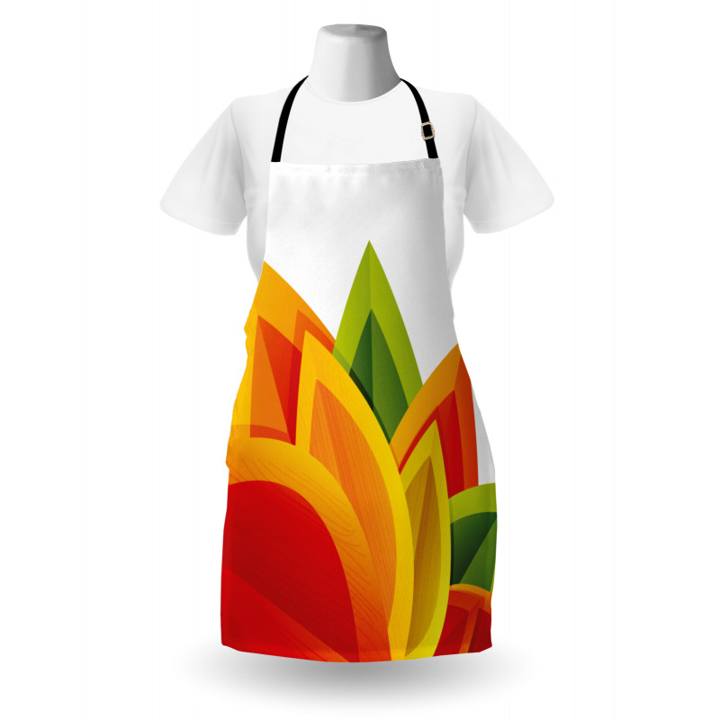 Digital Autmun Leaf Apron