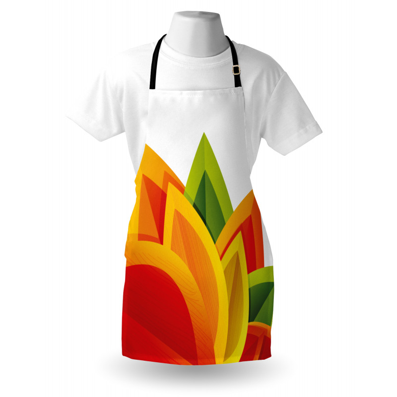 Digital Autmun Leaf Apron